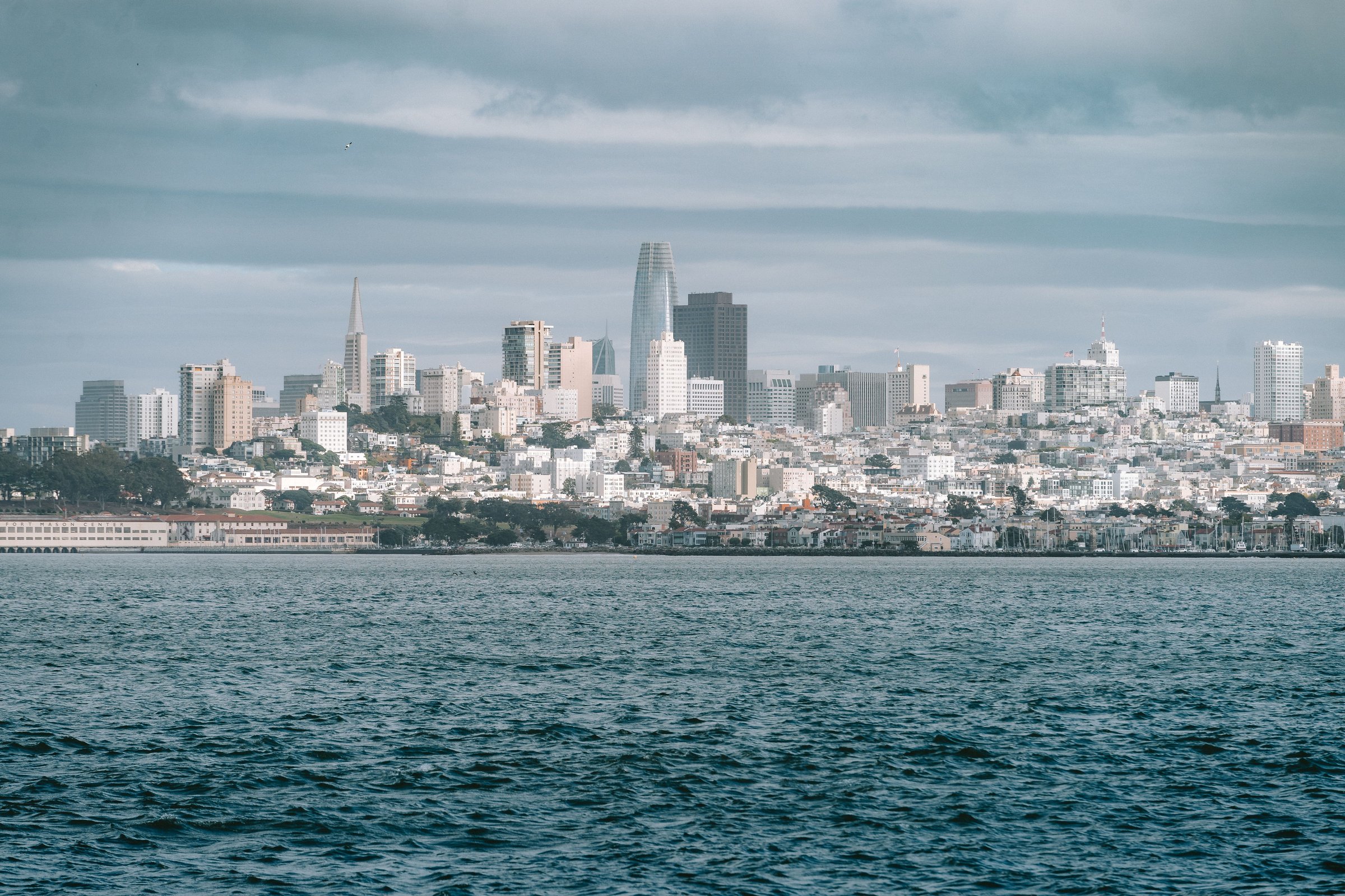 San Francisco skyline across the bay